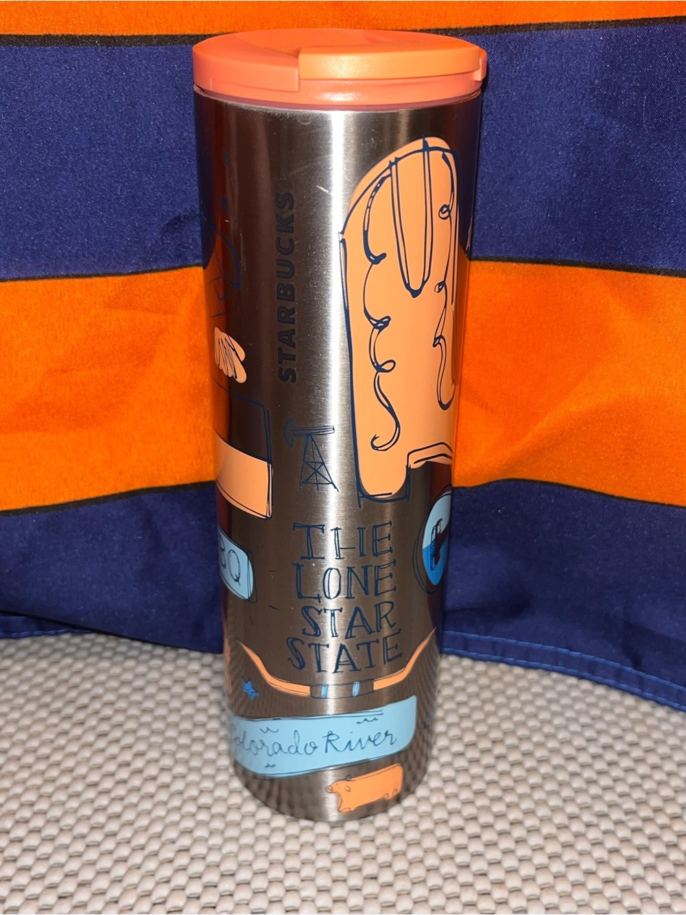 Last Starbucks Texas Been There 16oz Stainless Steel Travel Tumbler Discontinued